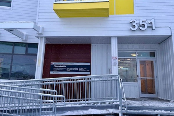 Pilimmaksaivik exterior during winter.